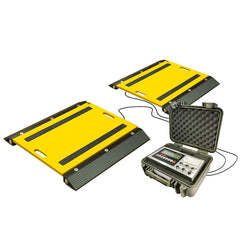 Axle Weighing Pads/Vehicles Scale/Truck/Car Scales, Aluminum Heavy-Duty Construction, Accurate Indicator with Built-in Printer