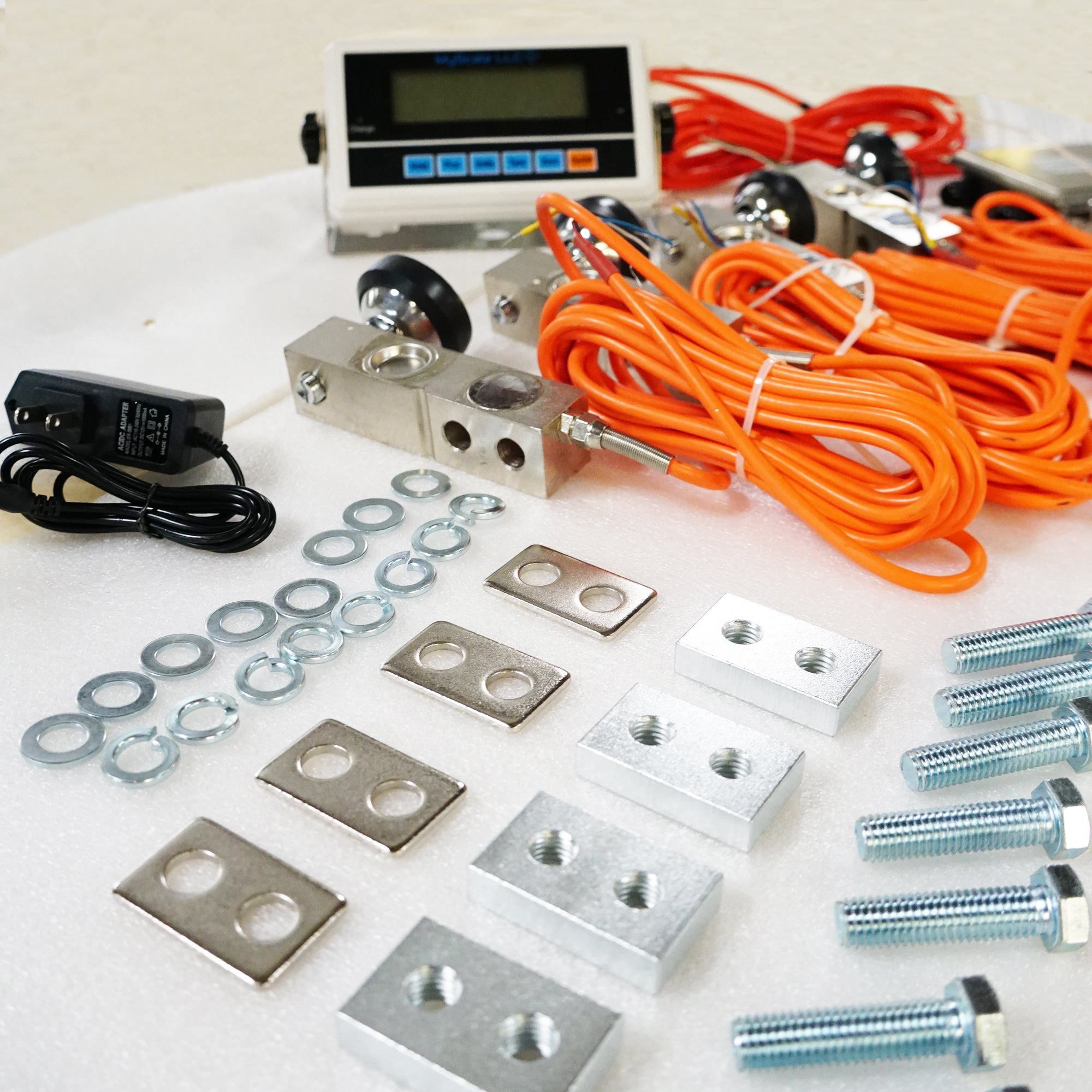 Livestock Scale Kit, 4 X 4410 Lb Load Capacity High Precision Indicator Load Cell Scale Floor Scale Kit With Junction Box Animal Scale Kit For Cattle Pig Sheep Livestock Scale Kit, 4 X 4410 Lb Load Capacity High Precision Indicator Load Cell Scale Floor Scale Kit With Junction Box Animal Scale Kit For Cattle Pig Sheep