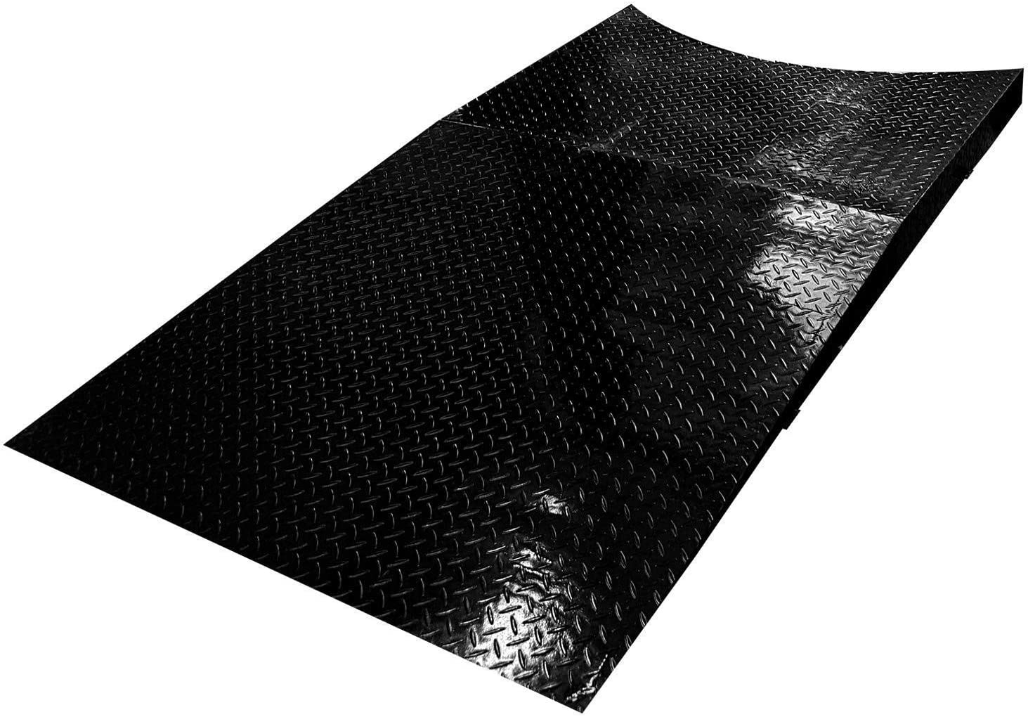 PEC Scales Carbon Steel Ramp 48" x 72"  for Floor Scales or Pallet Wrapping Machine, Capacity 10000 lb