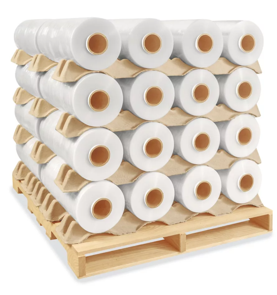 PEC Stretch Wrap Machine Wrap, Industrial Pallet Wrap Film 20" Wide x 5,000ft (40 Roll)
