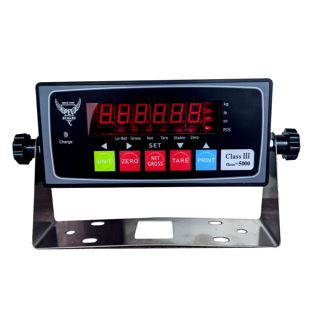 PEC Scales NTEP Legal for Trade Weight Indicator with LED Display and Serial Output