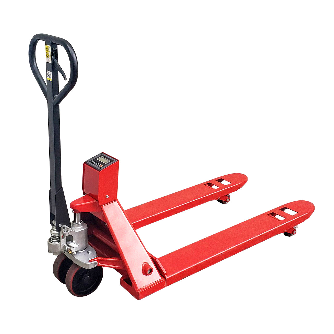 PEC Pallet Jack with Build-in Scale, 5000lbs Capacity, 48" Standard Fork, Fully Assembled for Heavy-Duty Industrial and Warehouse