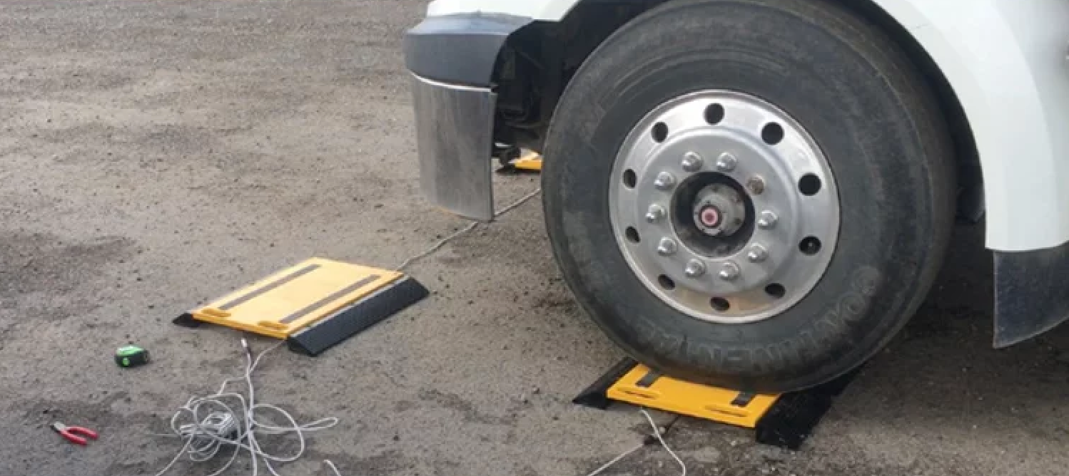 Axle Weighing Pads/Vehicles Scale/Truck/Car Scales, Aluminum Heavy-Duty Construction, Accurate Indicator with Built-in Printer