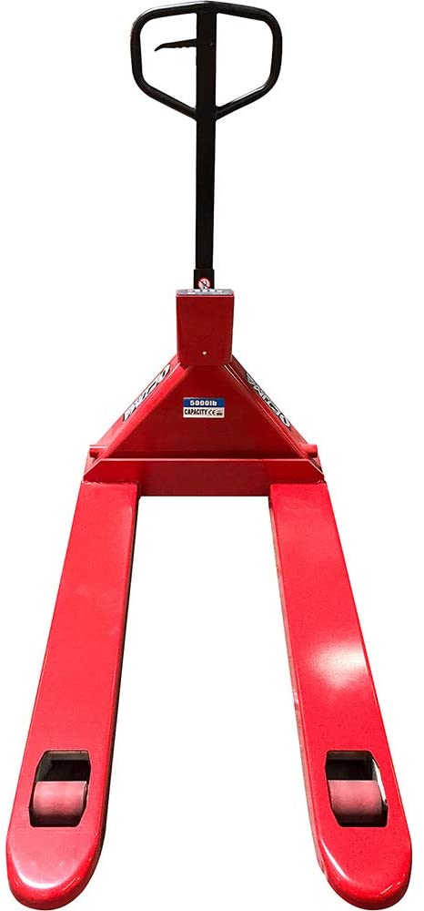 PEC Pallet Jack with Build-in Scale, 5000lbs Capacity, 48" Standard Fork, Fully Assembled for Heavy-Duty Industrial and Warehouse